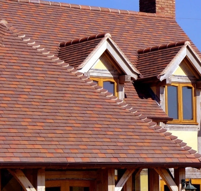 Dreadnought Clay Plain Roof Tiles - Collingwood Blend (smoothfaced ...