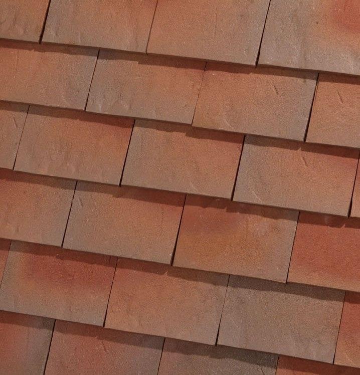 Dreadnought Clay Plain Roof Tiles - Rustic Country Brown