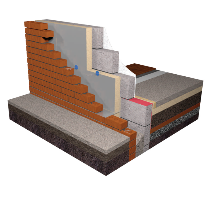 Mannok Partial Fill Cavity Wall Insulation - 1200mm x 450mm x 80mm ...