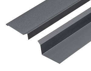 Cladco 90° Verge Flashing and Backer Plate Kit for Standing Seam - 3m