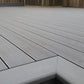 Cladco Grooved Reversible Composite Decking Board - Stone Grey (2.4m)