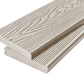 Cladco Solid Woodgrain Effect Reversible Bullnose Composite Decking Board - 4m (All Colours)