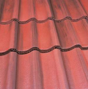 Marley Mendip Low Pitch Roof Tile 12.5° - Old English Dark Red (Pallet of 192 tiles)