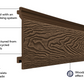 Cladco Composite Woodgrain Effect Wall Cladding Board - Coffee (3.6m)