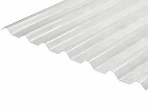 Cladco 34/1000 Box Profile Translucent GRP Rooflight Sheet - 1.5mm Thickness SAB3