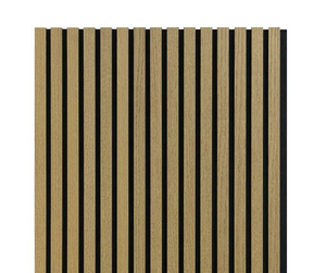 Cladco Acoustic Internal Slatted Wall Panels - Golden Pine (2400mm x 600mm)