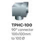 RYNO TPHC-100 90° Downpipe Connector for TPH-100 Horizontal Drain Outlet