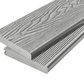 Cladco Solid Woodgrain Effect Reversible Bullnose Composite Decking Board - 4m (All Colours)