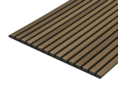 Cladco Acoustic Internal Slatted Wall Panels - 2400mm x 600mm (All Colours)