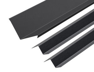 Cladco 90° Internal Corner Barge Flashing and Z Bar Kit for Standing Seam - 3m x 120mm x 120mm