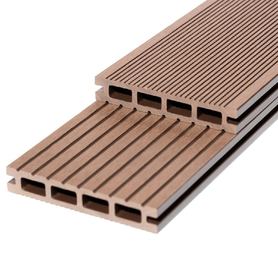 RYNO TerraceDeck Classic Grooved Reversible WPC Composite Decking Board - Chocolate (3.6m)