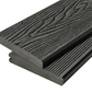 Cladco Solid Woodgrain Effect Reversible Bullnose Composite Decking Board - 4m (All Colours)