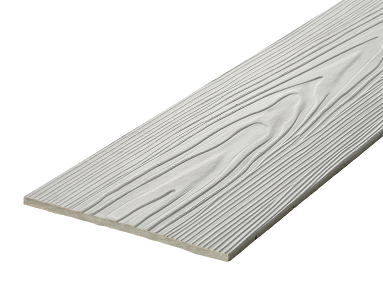 Cladco Fibre Cement Exterior Wall Cladding Boards - Light Grey (3.66m)