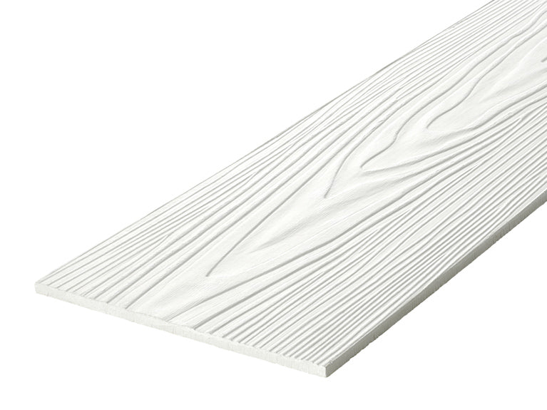 Cladco Fibre Cement Exterior Wall Cladding Boards - White (3.66m)