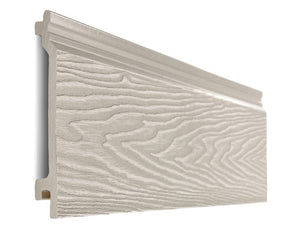 Cladco Composite Woodgrain Effect Wall Cladding Board - Ivory (3.6m)