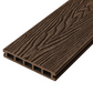 Cladco Woodgrain Effect Reversible Composite Decking Board - Coffee (2.4m)