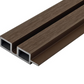 Cladco Composite Slatted Wall Cladding Double End Profile Trim - 2.5m (All Colours)