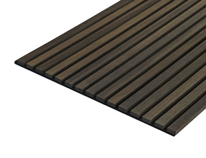 Cladco Acoustic Internal Slatted Wall Panels - Expresso (2400mm x 600mm)