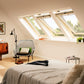 VELUX GGL MK10 3062 Triple Glazed & Noise Reduction Pine Centre-Pivot Window (78 x 160 cm)