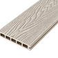 Cladco Woodgrain Effect Reversible Composite Decking Board - Ivory (4m)