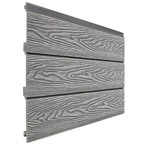 Cladco Composite Woodgrain Effect Wall Cladding Board - Light Grey (3.6m)