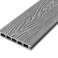 Cladco Grooved Reversible Composite Decking Board - Stone Grey (2.4m)