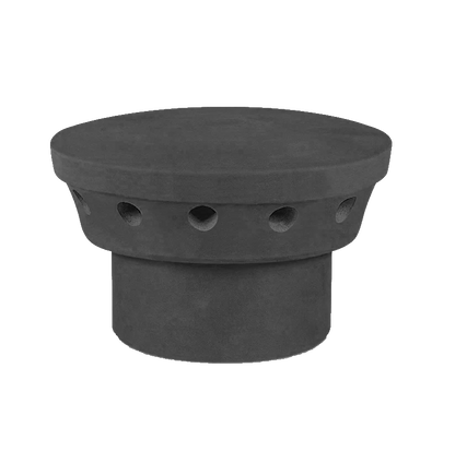 Redbank Black Clay Flue Ventilator - 190mm Diameter