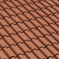 British Ceramics Roman Clay Roof Tile - Red Glazed (Pallet of 288 tiles)