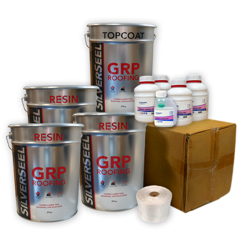 Silverseel GRP Fibreglass Roofing Kit 450g - 40m2