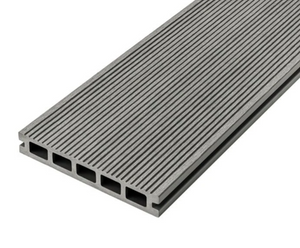 Cladco Grooved Reversible Composite Decking Board - Stone Grey (4m)