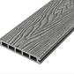 Cladco Woodgrain Effect Reversible Composite Decking Board - Stone Grey (4m)