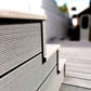 Cladco Grooved Reversible Composite Decking Board - Stone Grey (2.4m)