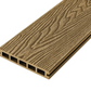 Cladco Woodgrain Effect Reversible Composite Decking Board - Teak (2.4m)