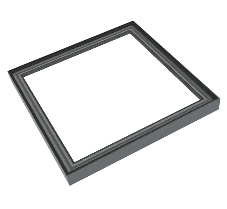 Roofglaze Skyway Fixed Flat Glass Rooflight - Bespoke Sizes (Toughened Low E Glass)