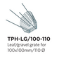 RYNO Leaf / Gravel Grate for TPH-100 Horizontal Drain Outlet