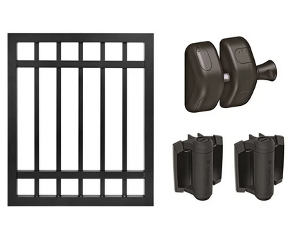 Cladco Balustrade Handrail Gate, Hinge & Latch Kit