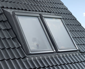 VELUX EAW 6021E Pro + Coupled Mini Dormer Flashing - For tiles up to 120mm in profile (roof pitches 10° - 75°)