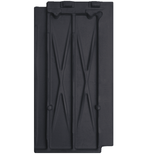 British Ceramics Flat Interlocking Clay Roof Tile - Black (Pallet of 288 tiles)