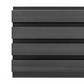 Cladco Composite Slatted Wall Cladding Panels - Charcoal (2.5m)