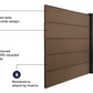 Cladco Composite Fencing Panel - Coffee (3.6m)