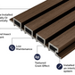 Cladco Composite Slatted Wall Cladding Panels - Coffee (2.5m)