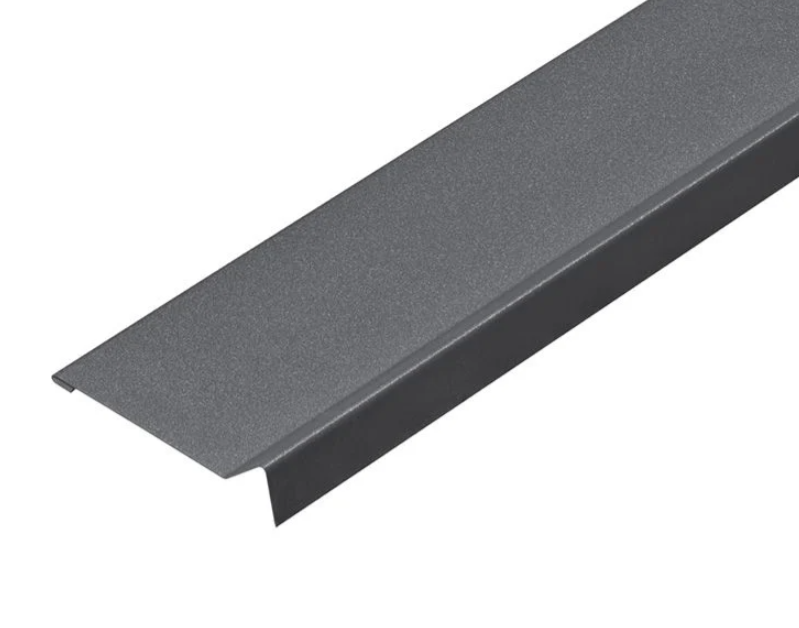 Cladco 90° Verge Flashing for Standing Seam - 3m