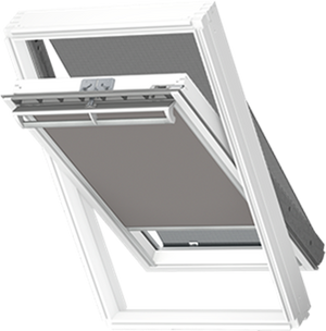 VELUX DOP Manual Blackout & Awning Blind Combination (White Trims)