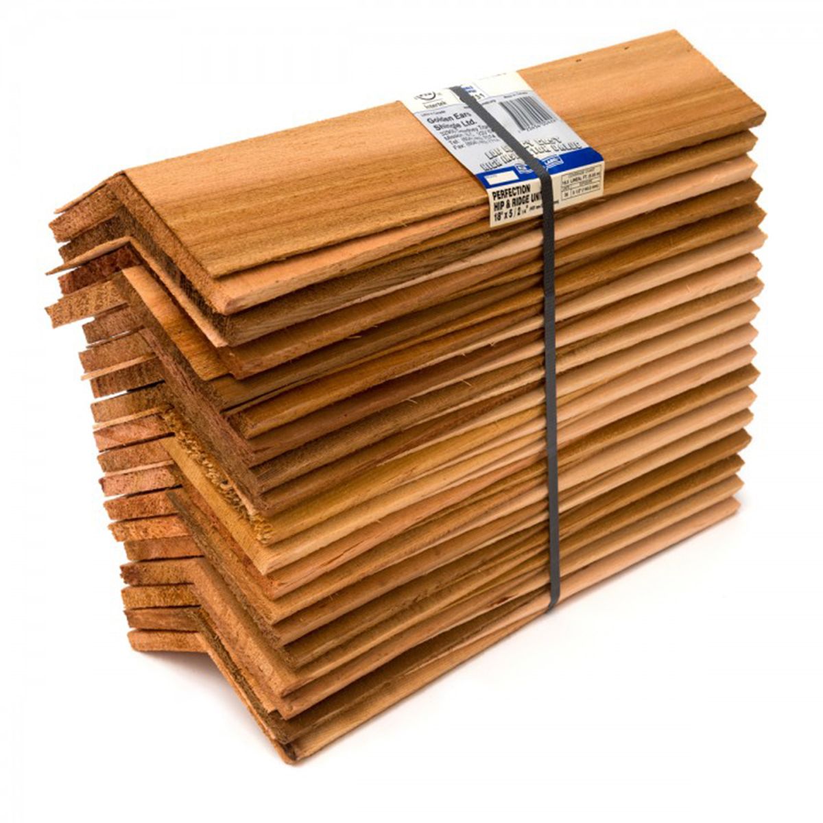 Western Red Cedar Certi-Ridge® Pre-Formed Hip & Ridge Caps (5m Pack)