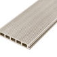 Cladco Grooved Reversible Composite Decking Board - Ivory (2.4m)