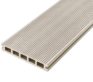 Cladco Grooved Reversible Composite Decking Board - Ivory (2.4m)