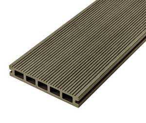 Cladco Grooved Reversible Composite Decking Board - Olive Green (2.4m)