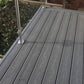 Cladco Woodgrain Effect Reversible Composite Decking Board - Stone Grey (2.4m)