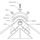 Ryno Roofing Dry-Fix Ridge / Hip Vent System - 6m