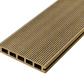 Cladco Woodgrain Effect Reversible Composite Decking Board - Teak (4m)